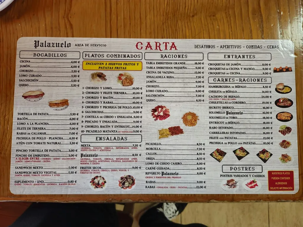 Menu_Área de Servicio Palazuelo_Campazas_image_2