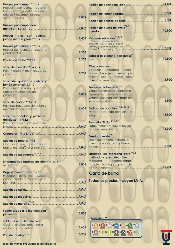 Menu_Taberna Los Cazurros_Benuza_image_1