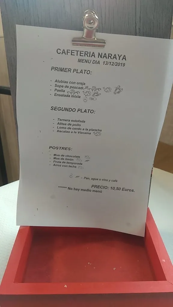 Menu_Restaurante Naraya_Camponaraya_image_1