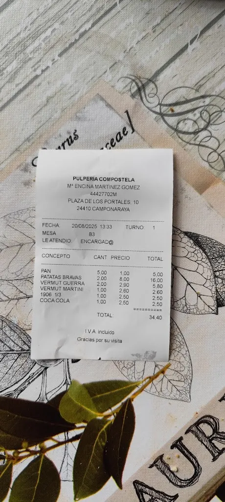 Miguel Rodriguez_Pulperia Compostela Camponaraya_Camponaraya_review