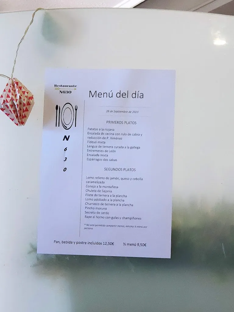 Menu_Restaurante N-630_Campo de Villavidel_image_4