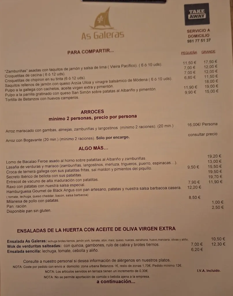 Menu_As Galeras_Betanzos_image_1