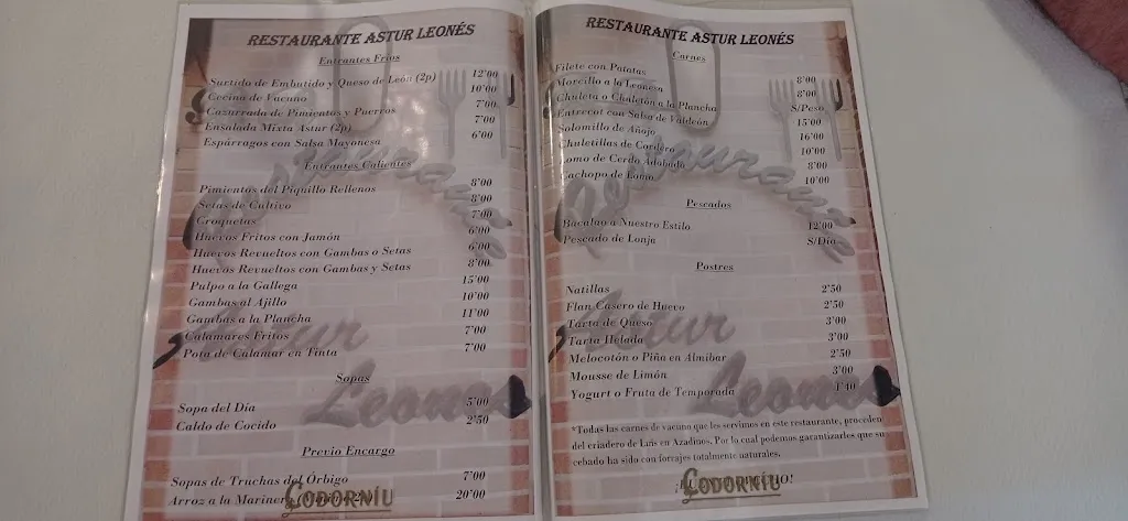 Menu_Restaurante Astur Leonés_Carrizo_image_1
