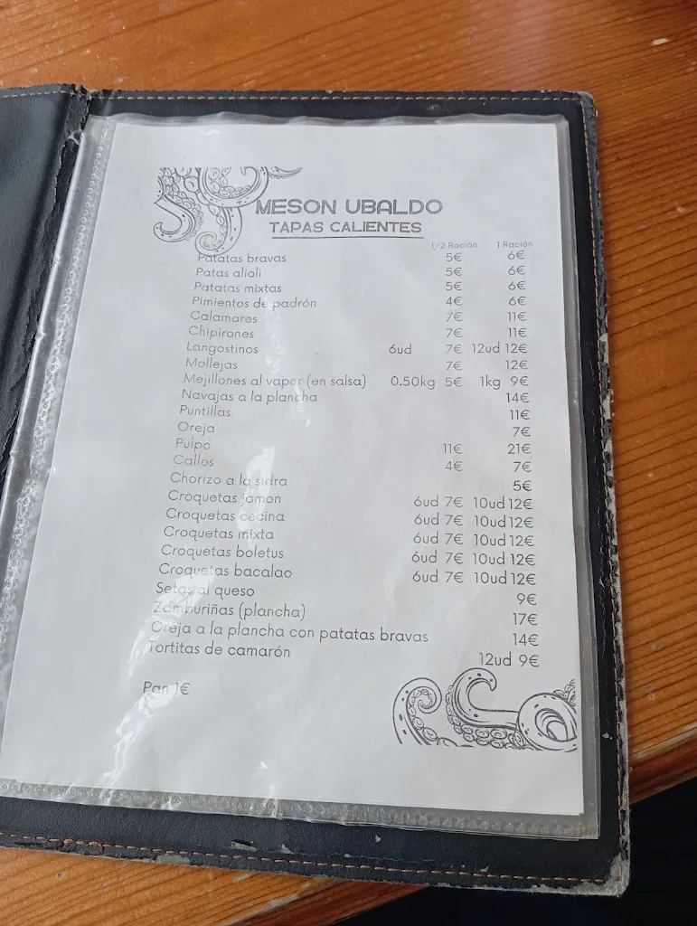 Menu_Mesón Pulperia Ubaldo_Cacabelos_immagine_2
