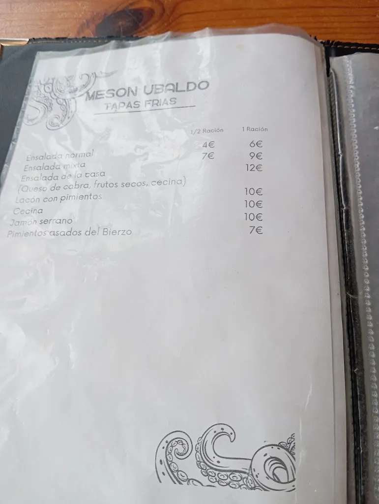 Menu_Mesón Pulperia Ubaldo_Cacabelos_immagine_4