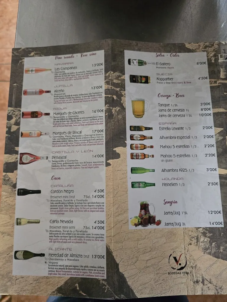 Menü_Restaurante Mesón La Fortaleza_Jacarilla_Bild_2