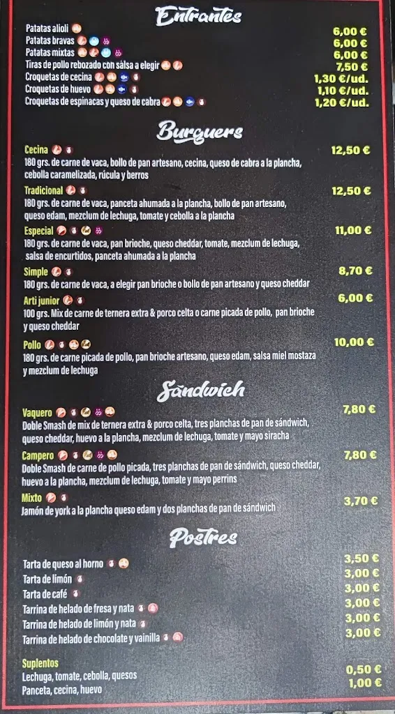 Menu_Rock and Burguer_Cacabelos_immagine_3