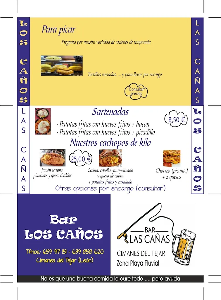 Menu_Bar Los Caños_Cimanes de la Vega_image_1