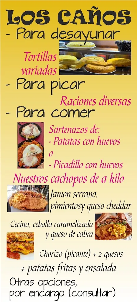 Menu_Bar Los Caños_Cimanes de la Vega_image_2