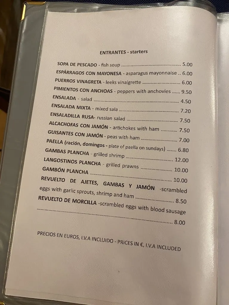 Menu_Restaurante - Bar Huelde_Crémenes_image_1