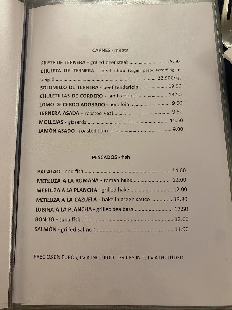 Menu_Restaurante - Bar Huelde_Crémenes_image_2