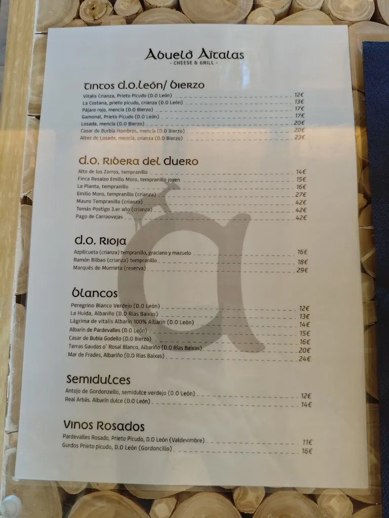 Menu_Aitalas Restaurante - Cheese & Grill_Cubillas de Rueda_image_2