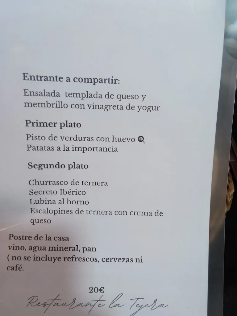 Menu_Restaurante La Tejera_Cistierna_image_1