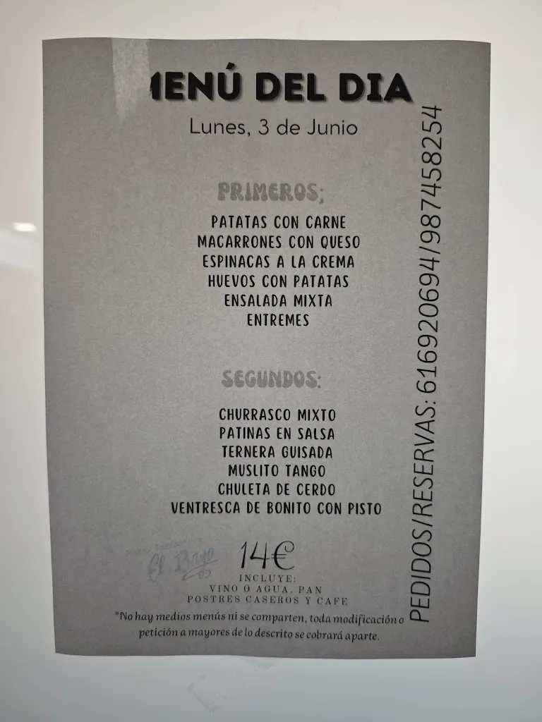 Menu_Hostal Restaurante El Bayo_Cubillos del Sil_image_1