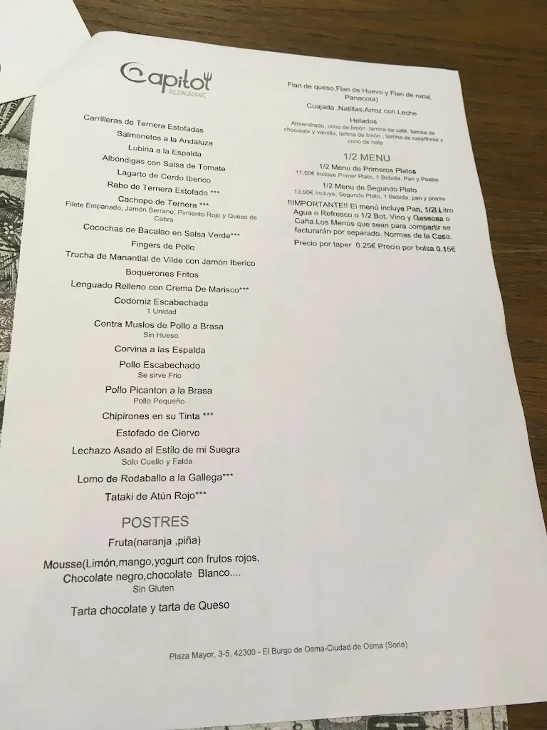 Menu_Restaurante Capitol_El Burgo de Osma_image_3