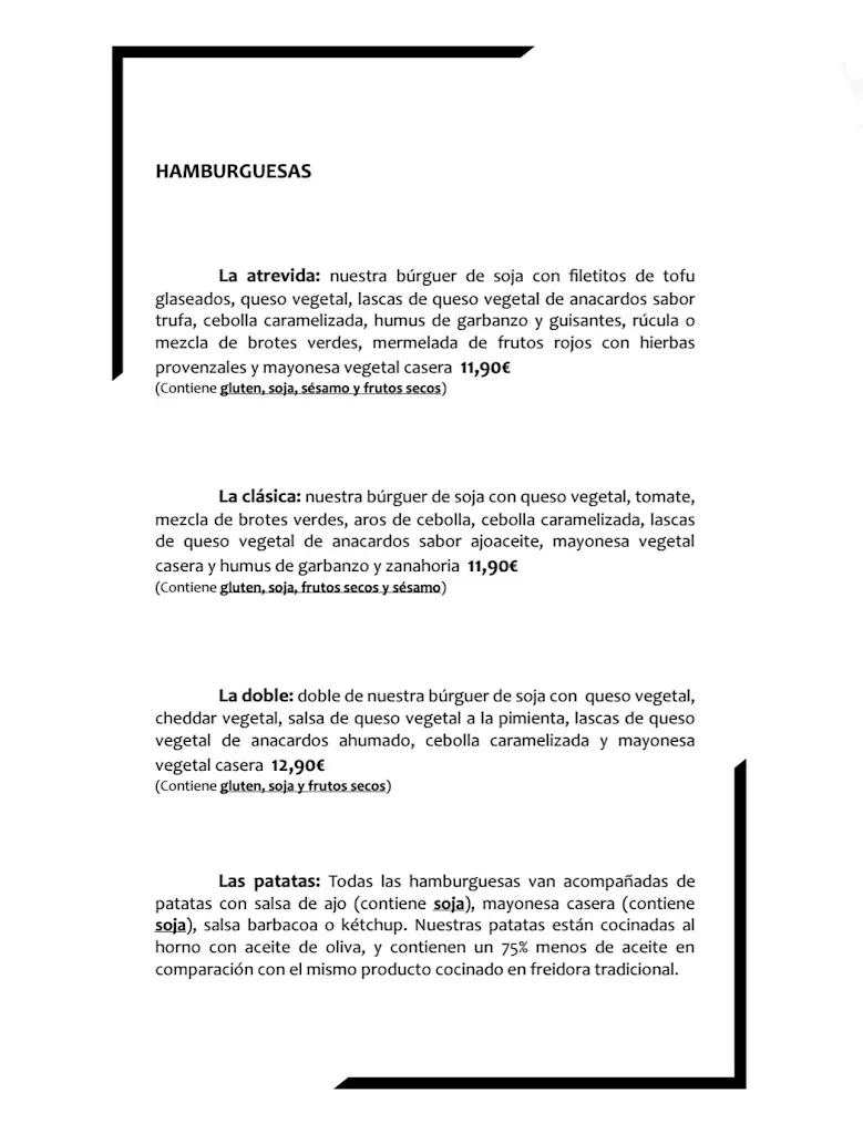 Menu_La Factoría Vegana Restaurante_Escobar de Campos_image_4