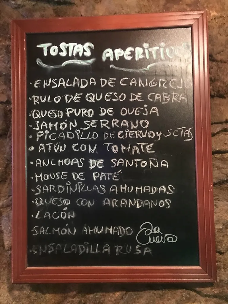 Menu_BAR LA CUEVA_El Barco de Ávila_image_1