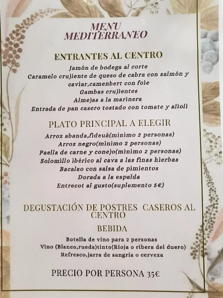 Menü_Restaurante Mágico Campico_Elda_Bild_2