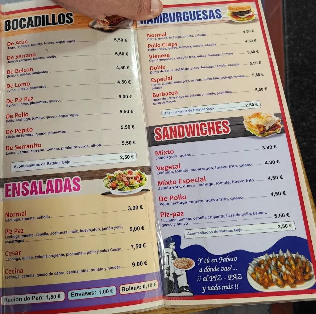 Menu_Restaurante Pizzería Piz Paz_Fabero_image_2