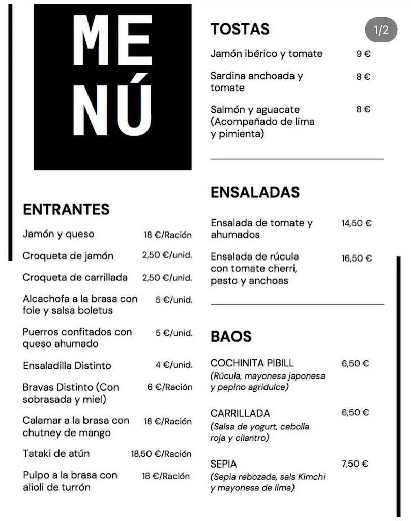 Menu_DISTINTO RESTAURANTE_Elda_image_1