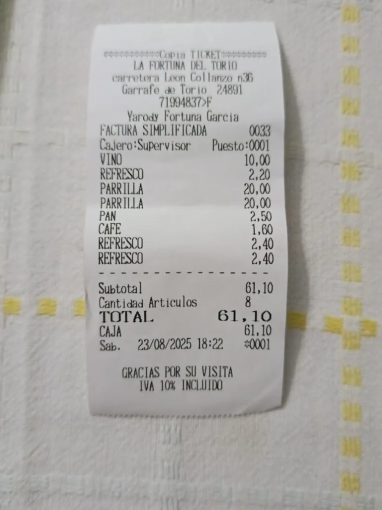 José Mendoza_La Fortuna del Torío_Garrafe de Torío_review