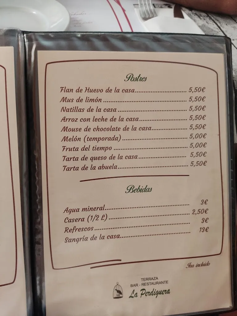 Menu_Restaurante La Perdiguera_El Hoyo de Pinares_image_1
