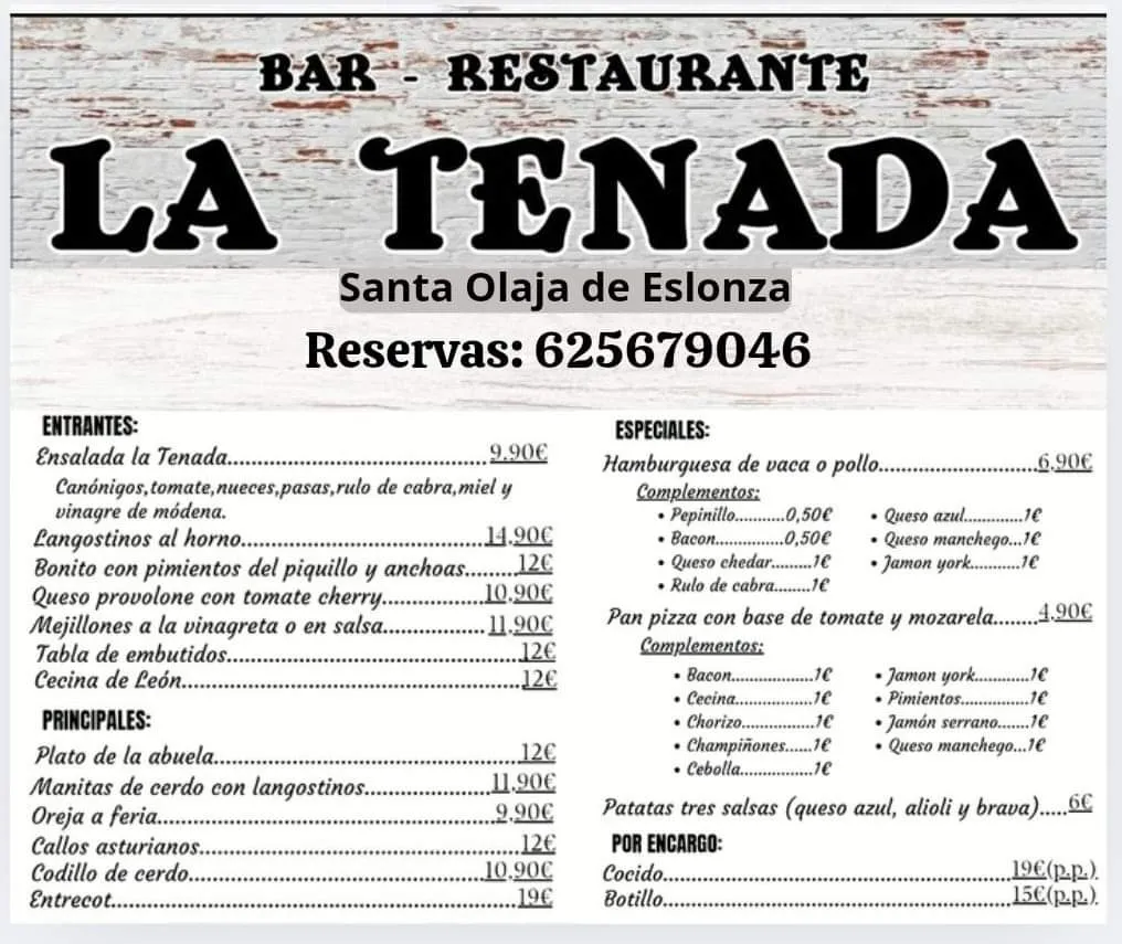 Menu_La Tenada_Gradefes_image_1