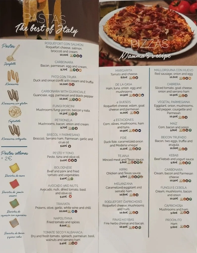 Menu_PastaMania Elda_Elda_image_1