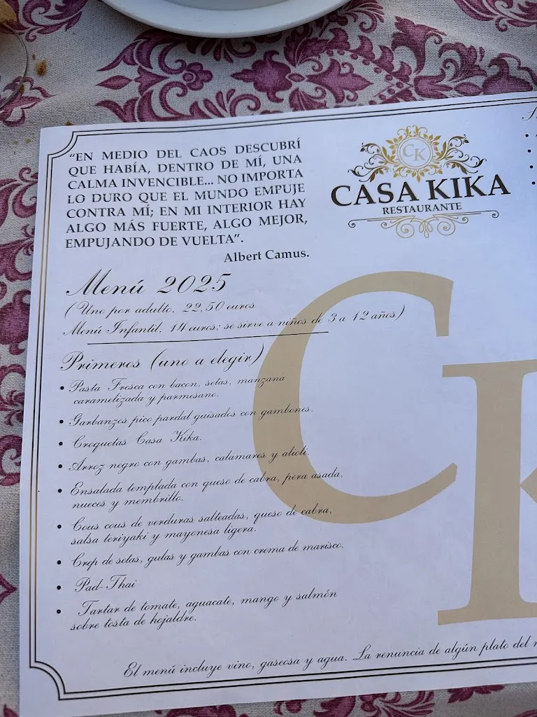 Menu_Casa Kika_Izagre_image_1