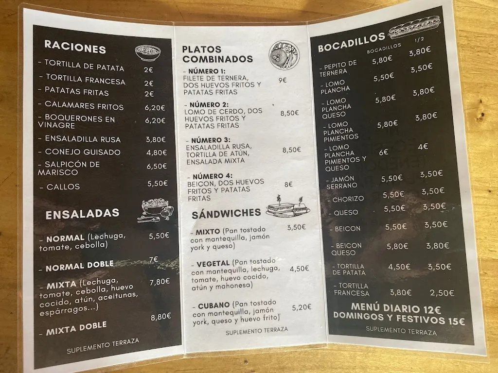 Menu_El Corral de Don Pepe_Fuentes de Carbajal_image_1