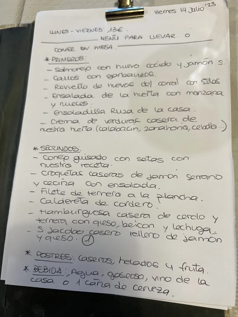 Menu_El Corral de Don Pepe_Fuentes de Carbajal_image_4