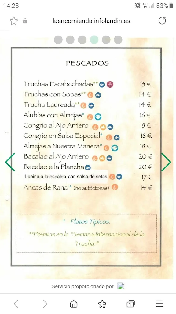 Menu_La Encomienda_Hospital de Órbigo_image_2