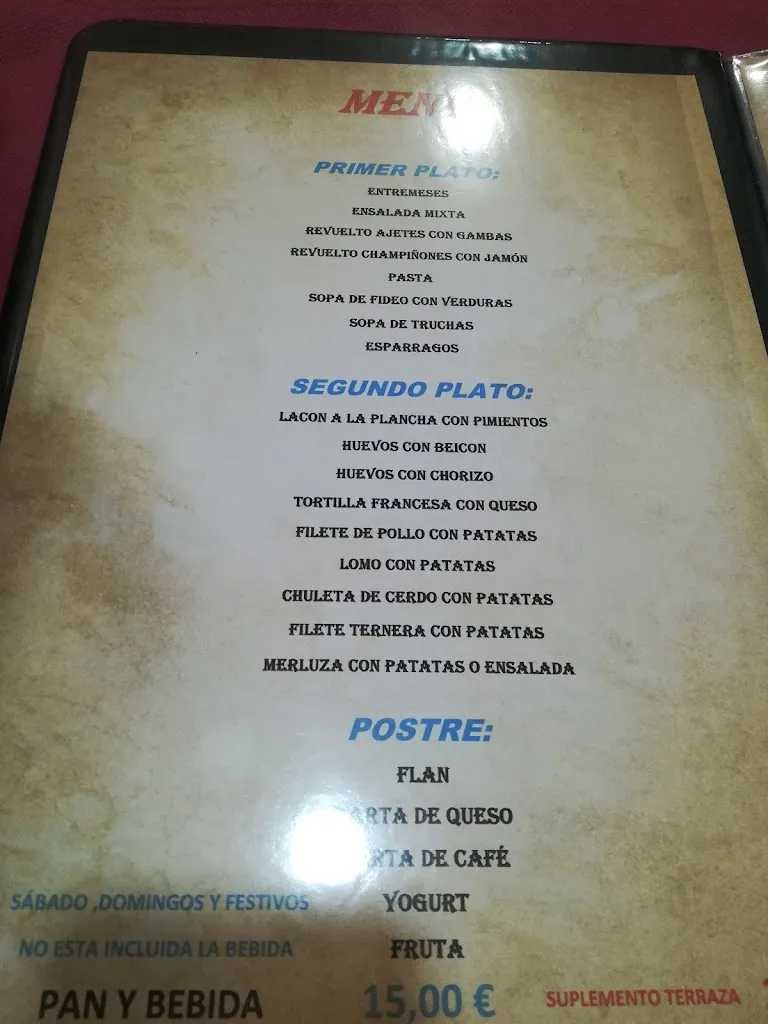 Menu_Albergue La Encina_Hospital de Órbigo_image_1