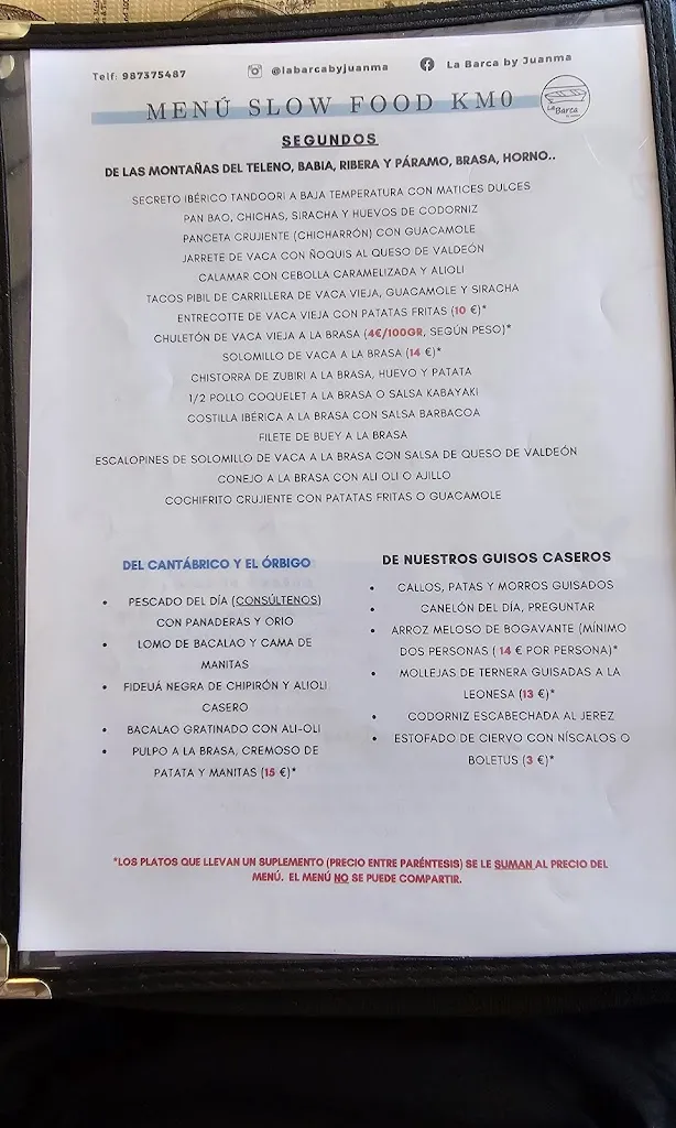 Menu_Restaurante La Barca by Juanma_Hospital de Órbigo_image_2
