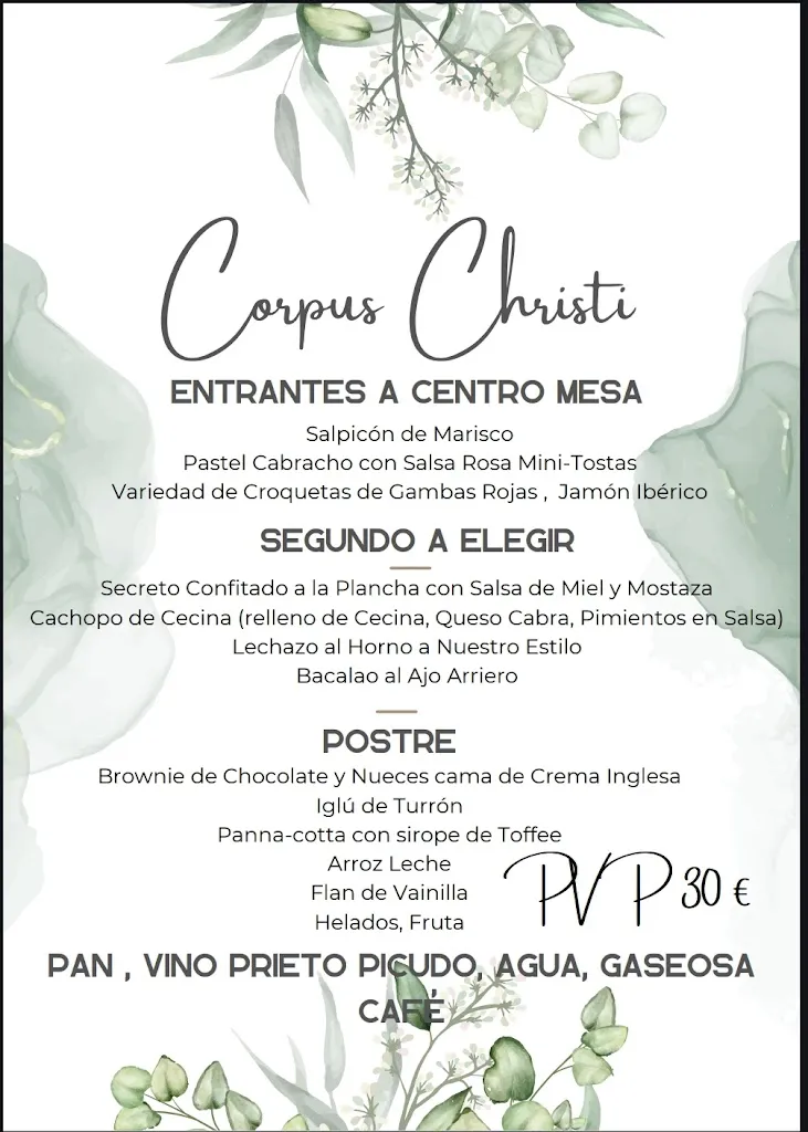 Menu_Restaurante la Fragua del Costillón,S.L_La Robla_image_4