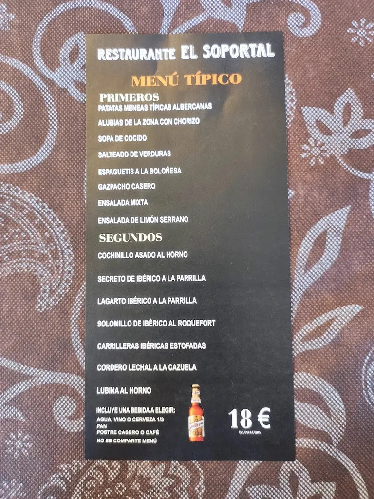 Menu_El Soportal_La Alberca_image_2