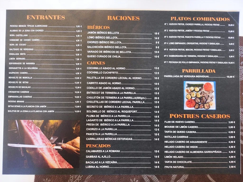 Menu_El Soportal_La Alberca_image_3