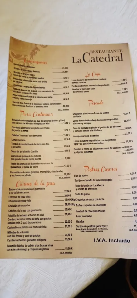 Menu_Restaurante La Catedral_La Alberca_image_3