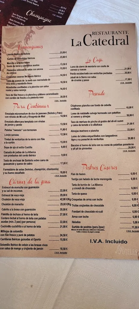 Juan alonso alonso_Restaurante La Catedral_La Alberca_review