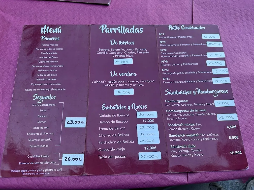 Menu_Restaurante La Taberna_La Alberca_image_1