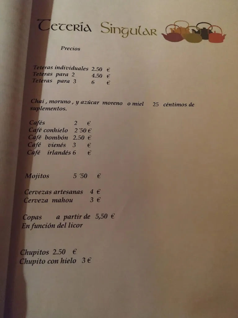 Menu_Tetería Singular_La Alberca_image_1