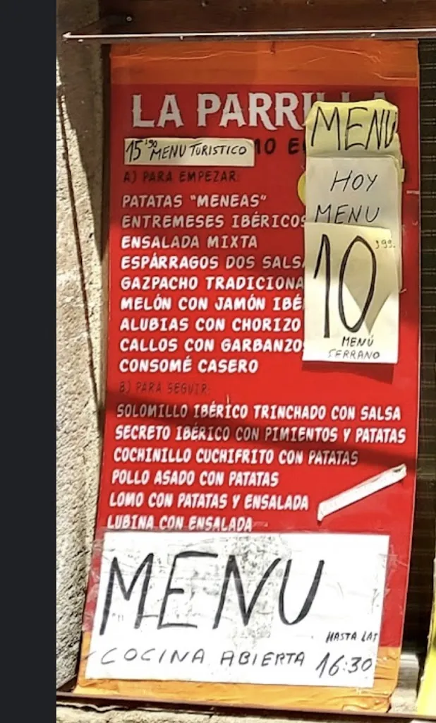 Menu_La Parrilla_La Alberca_image_1