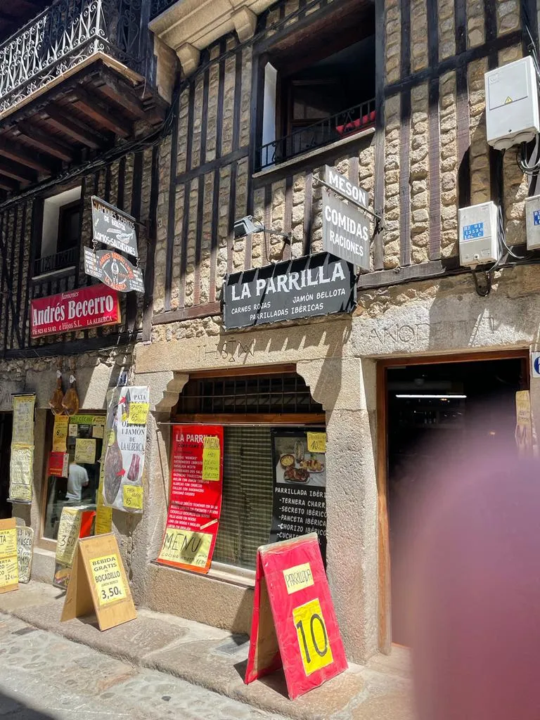 La Parrilla restaurant in La Alberca
