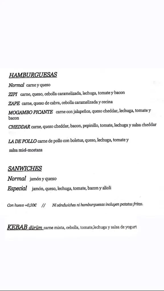 Menu_Zipi-zape_Llamas de la Ribera_image_1