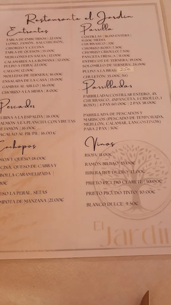 Menu_Hostal restaurante El Jardin_Laguna de Negrillos_image_2