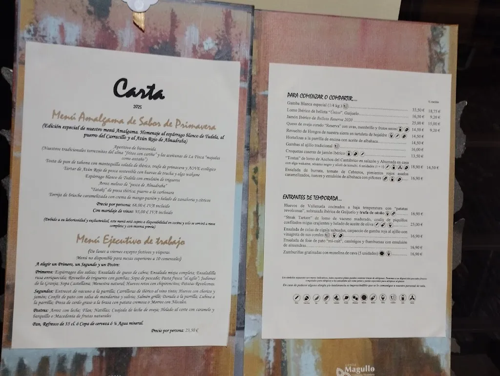 Menu_Venta Magullo Hotel Gastronómico_La Lastrilla_image_3