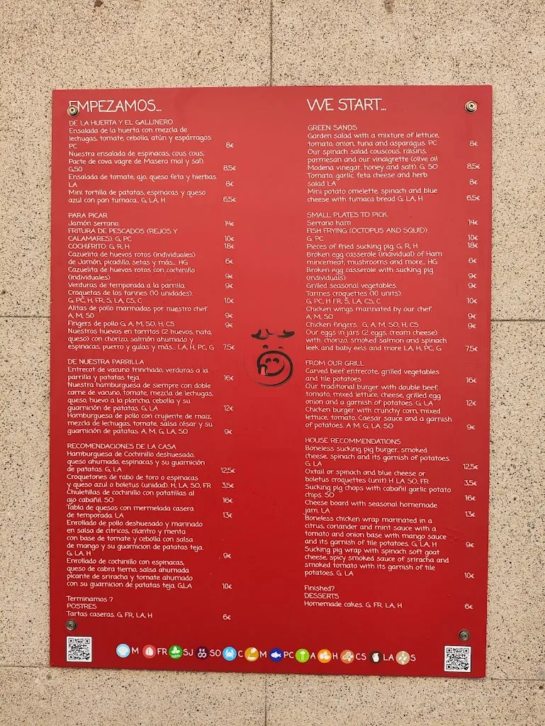 Menu_Bar Los Tarines_La Lastrilla_image_2