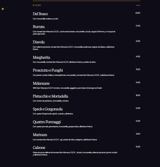 Menu_Trattoria Pulcinella_Mansilla Mayor_image_3