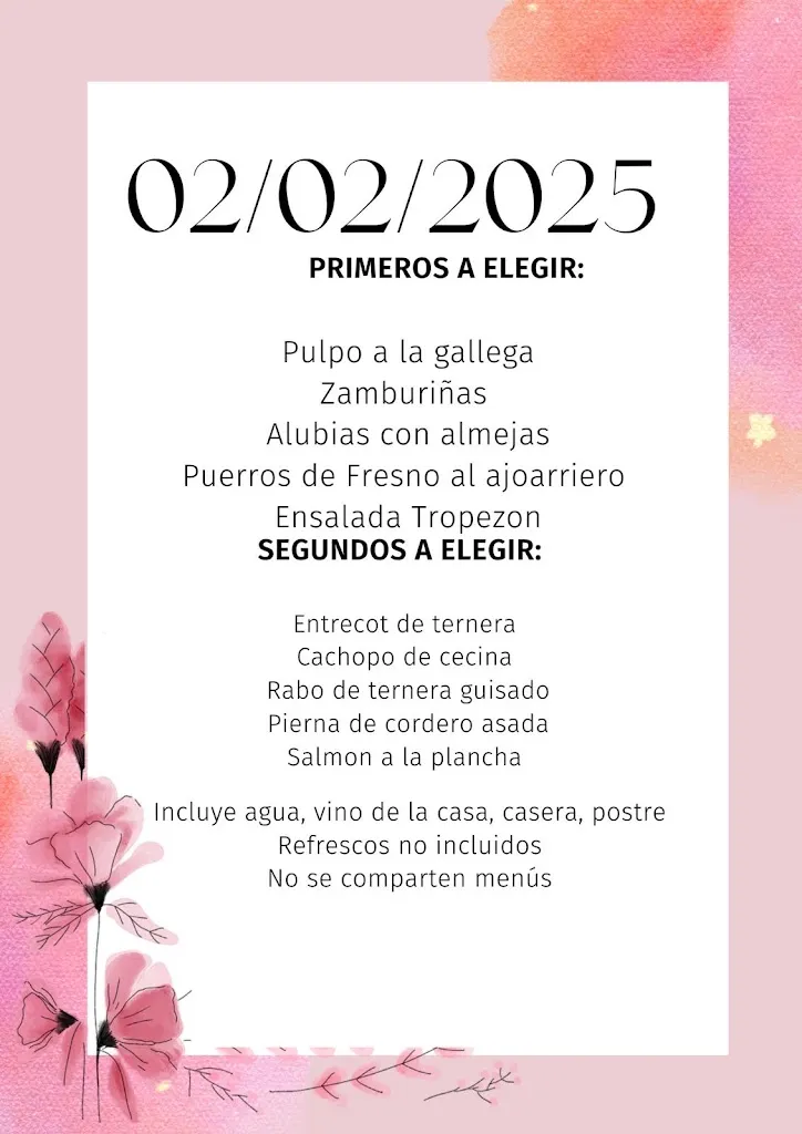 Menu_El tropezón_Matadeón de los Oteros_image_1