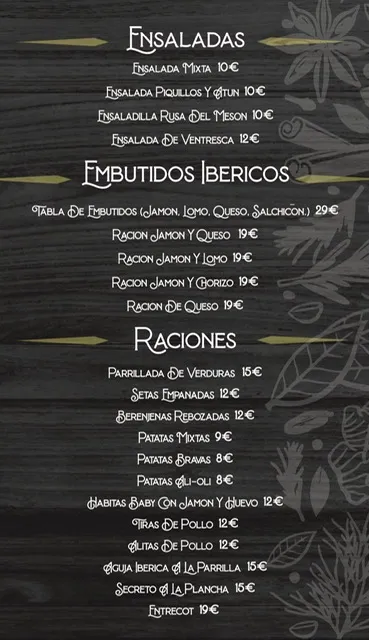 Menu_Mesón La Colonia_Oencia_immagine_4